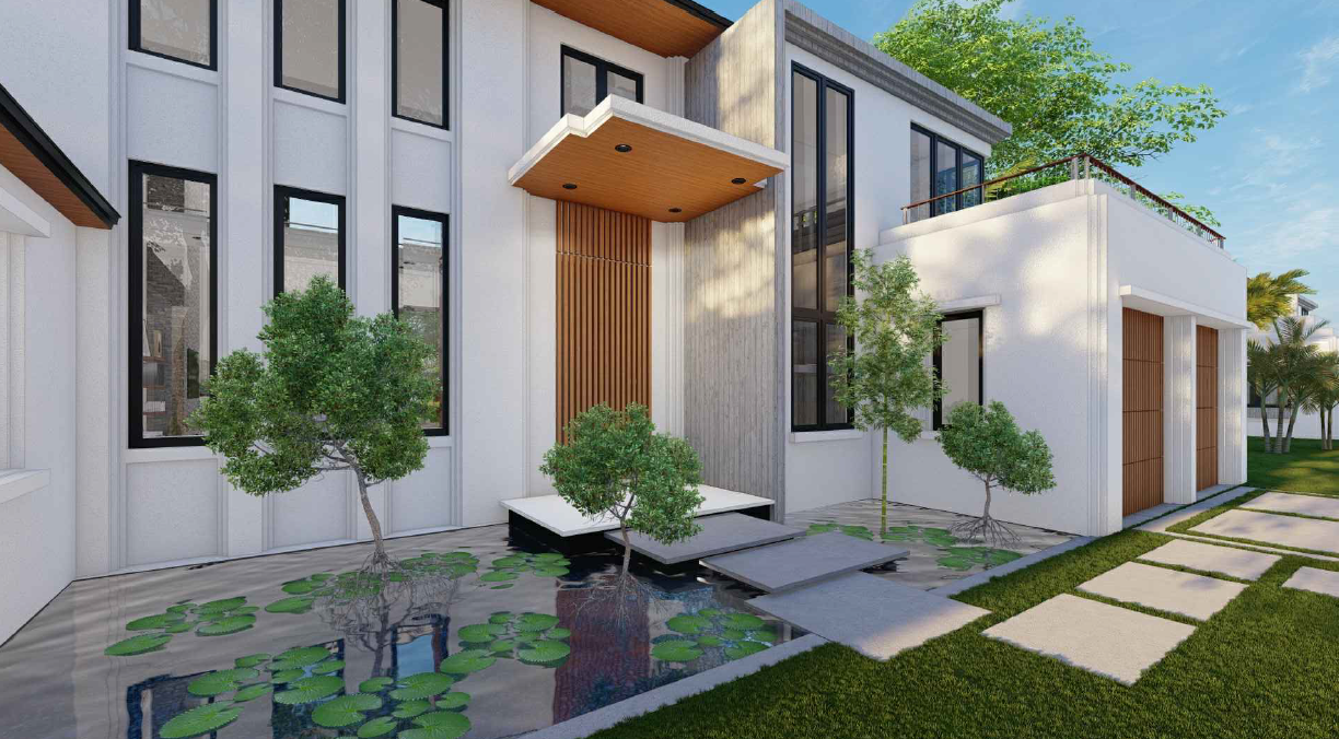 Coral Gables Contemporary Tropical Home