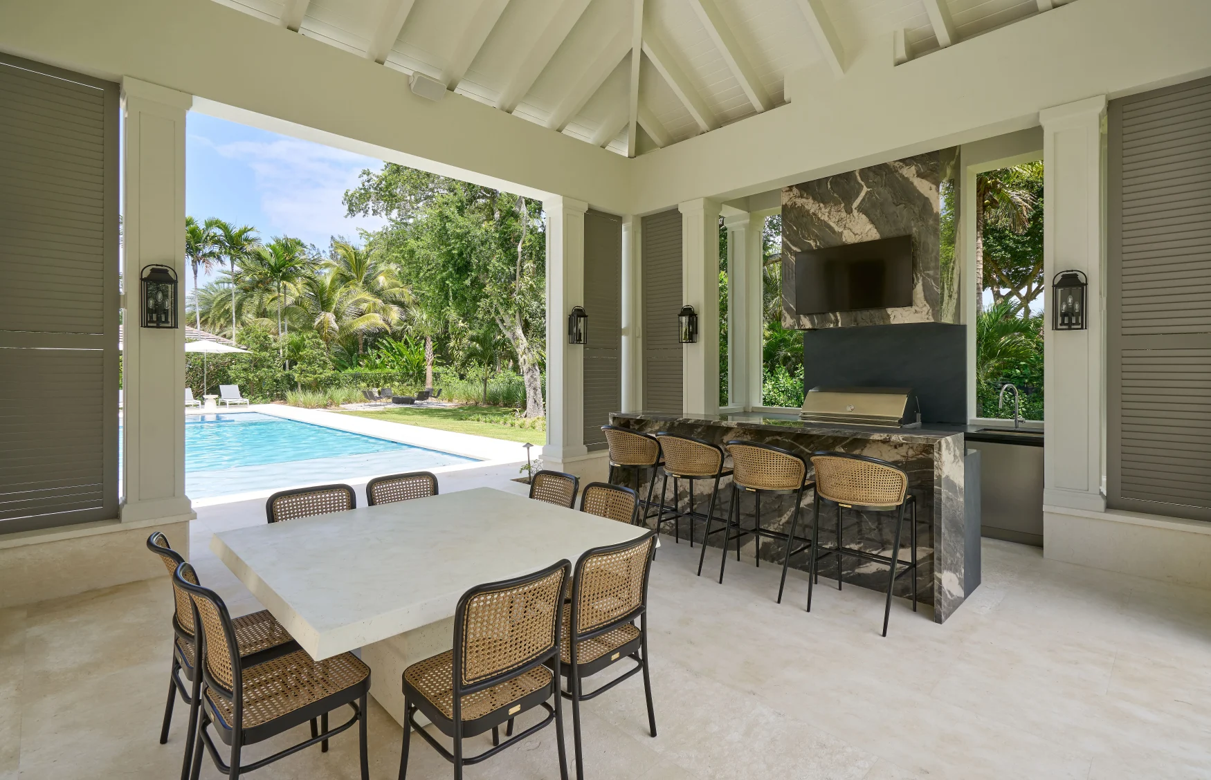 Pinecrest Florida Vernacular Residence