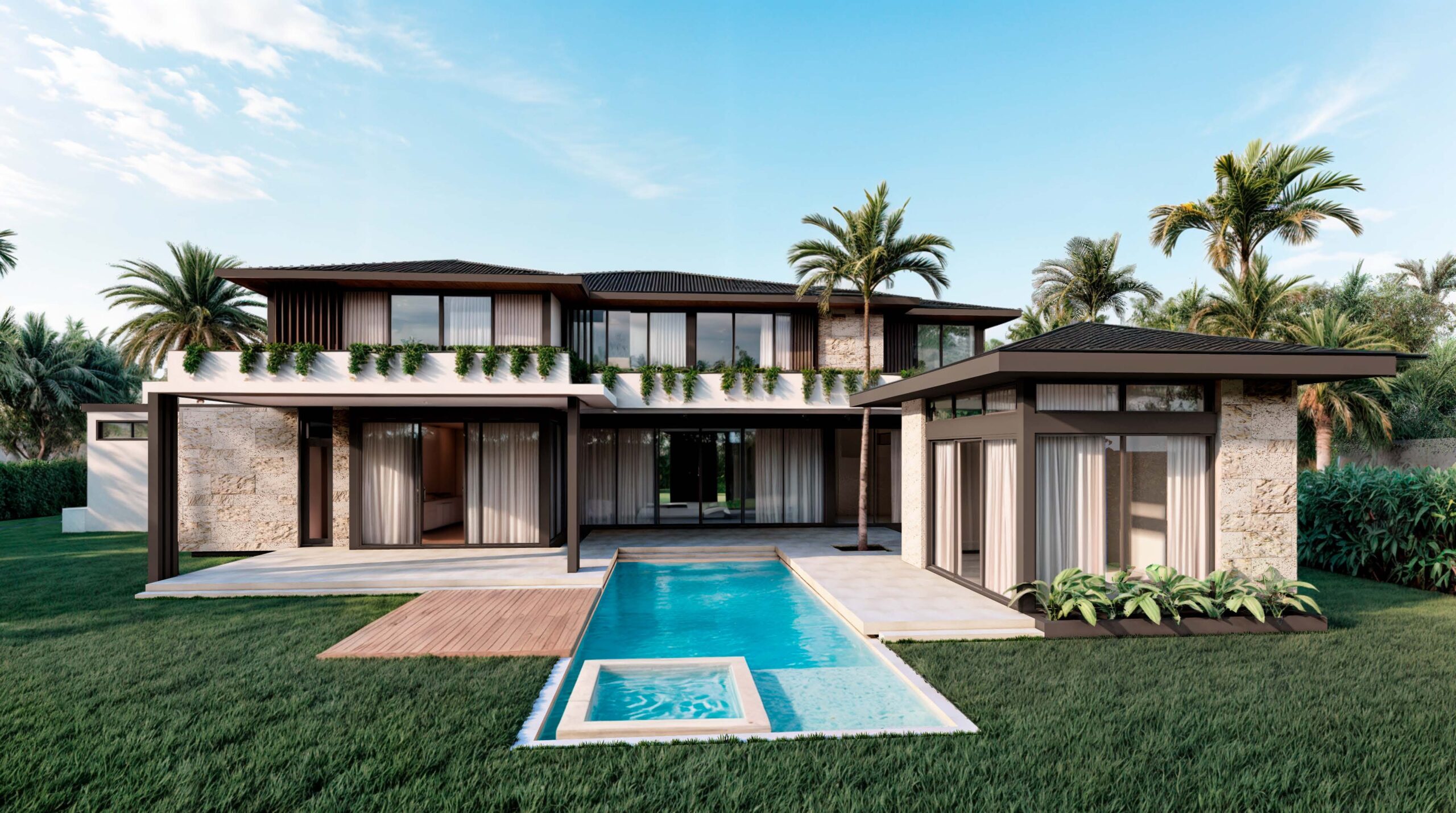 Pinecrest Tropical Modern Estate