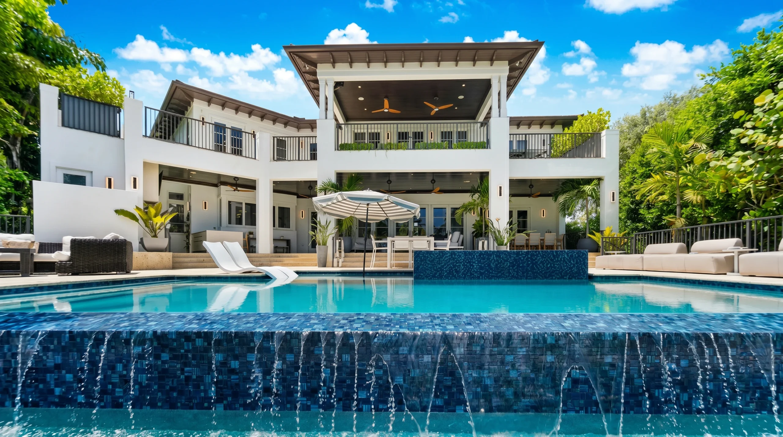 Waterfront Caribbean Inspired Residence