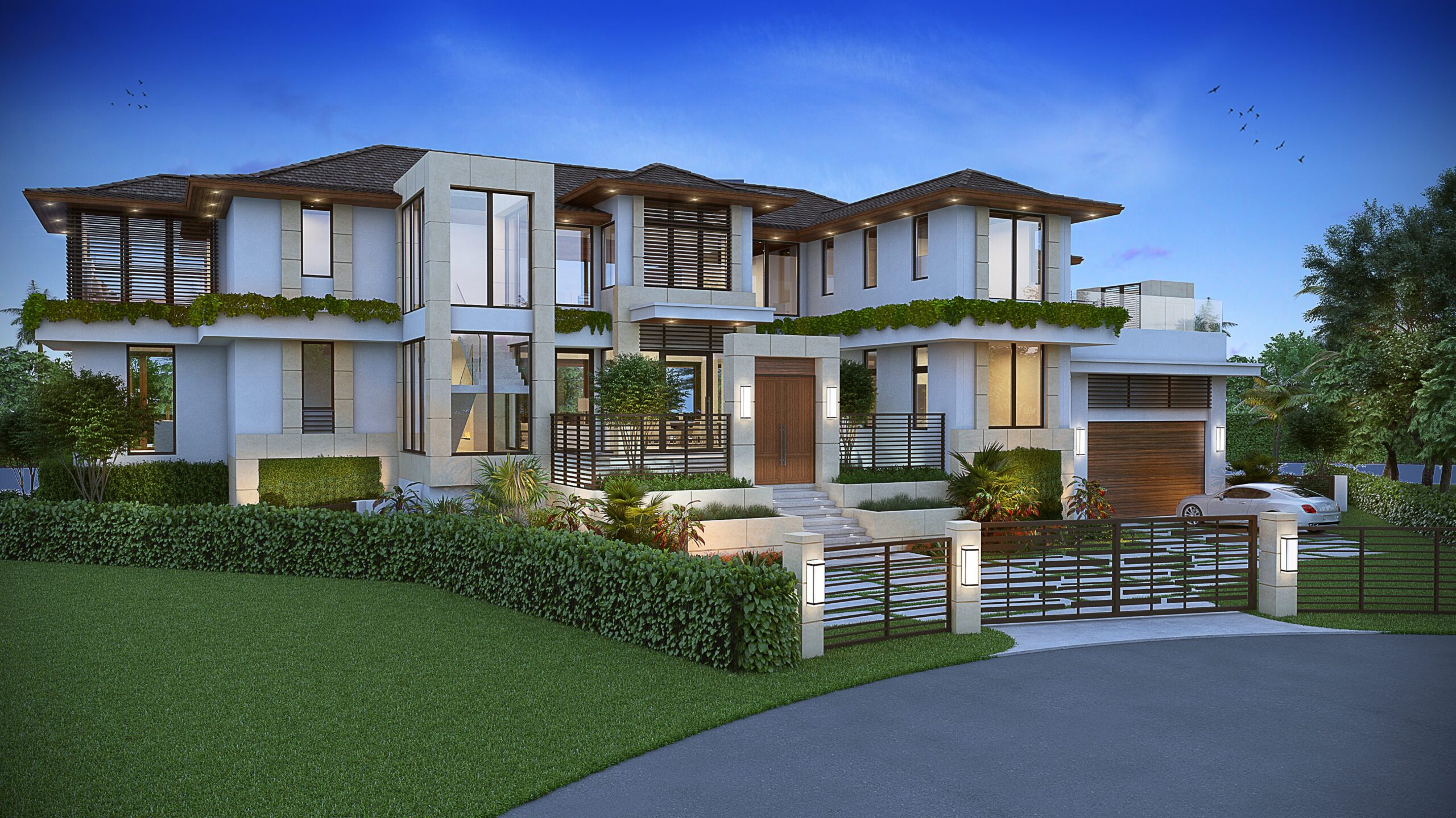 Waterfront Tropical Modern Residence