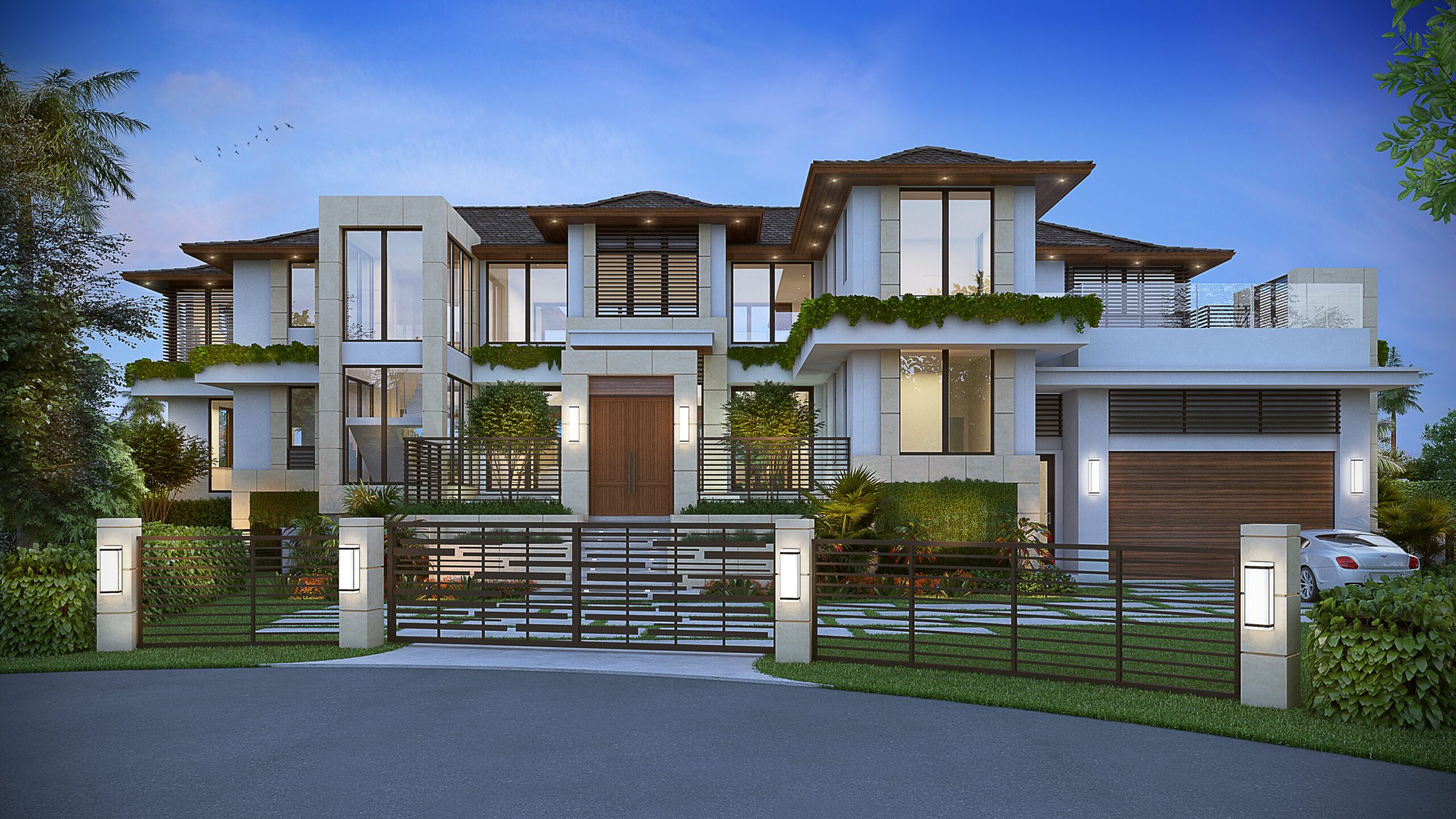 Waterfront Tropical Modern Residence